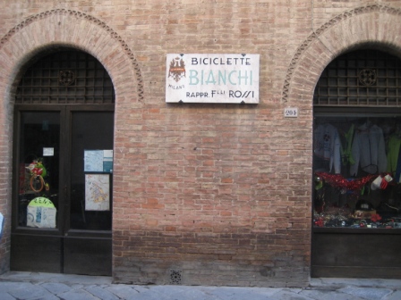 In bibicletta a Siena