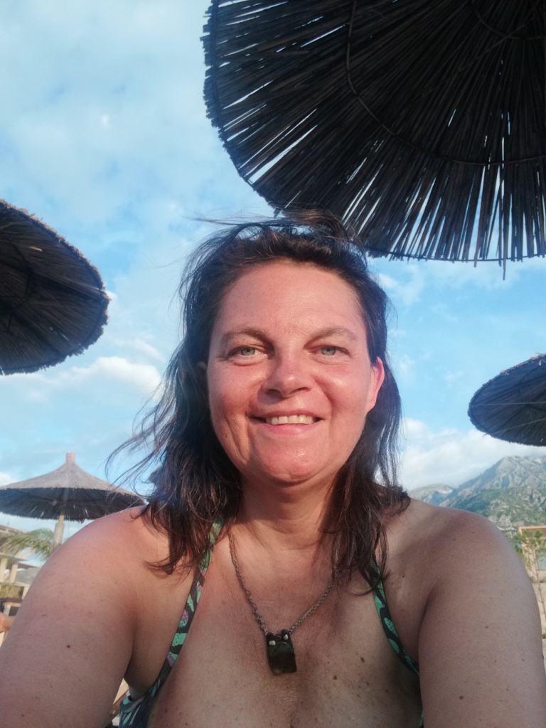 selfie a dhermi beach